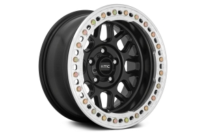 KMC Wheels KM235 Grenade Crawl Series Beadlock Wheel 17x9 8x6.5 38mm Offset Satin Black