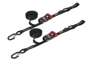 PRP SpeedStrap Ratchet Tie Downs w/ Snap S Hooks and Soft Tie - 1in x 15ft 