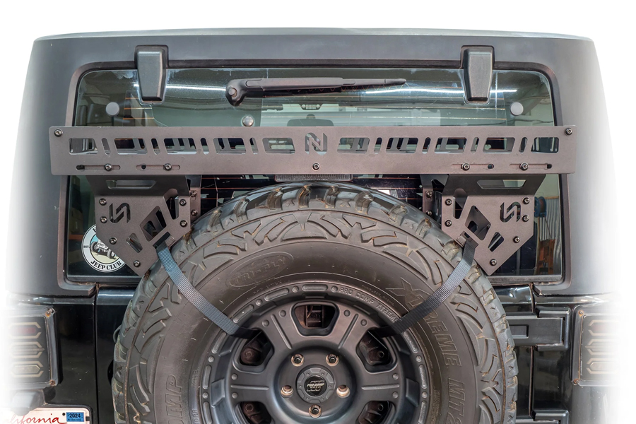 Turn Offroad Universal Spare Tire Storage Rack - Ice Chest Carrier