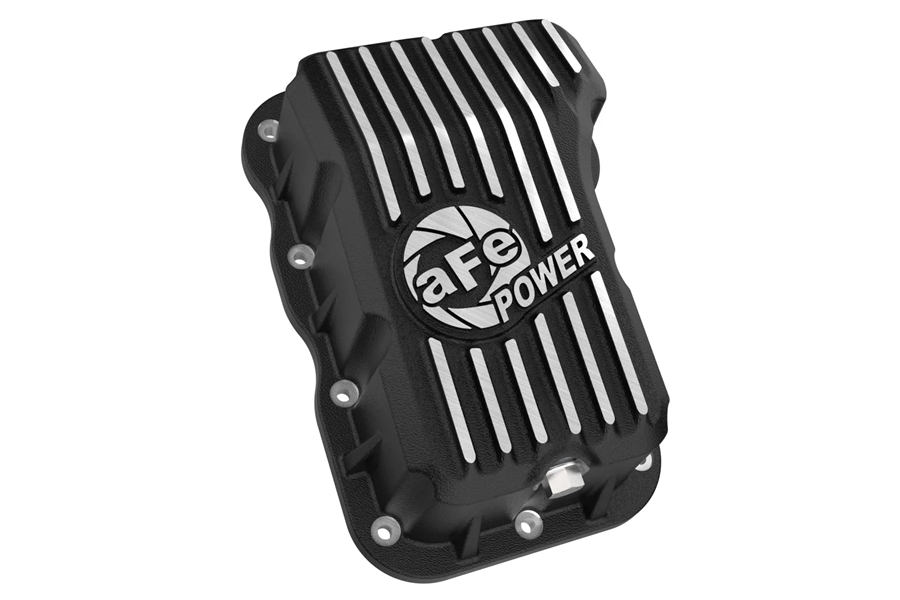 aFe POWER Pro Series Engine Oil Pan - Black w/ Machined Fins - JL 2DR 2.0L