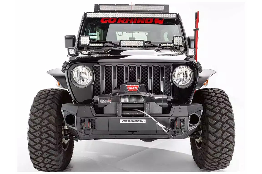 Go Rhino Trail Line Front Stubby Bumper - JT