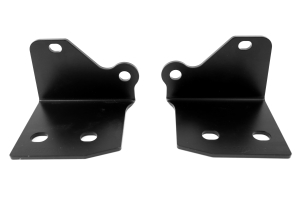 EVO Manufacturing Shock Relocation Brackets Front - JK