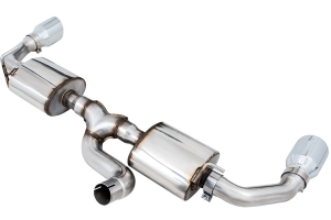 AWE Tread Edition Axle-Back Dual Exhaust - Chrome Tips - JK 2012+ 3.6L 