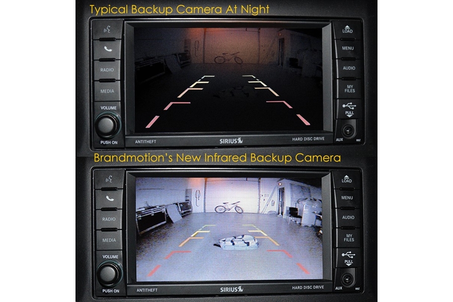 Brandmotion Adjustable Infrared Light Rear Vision Camera Kit  - JK