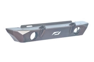 Motobilt Hatchet Series Front Bumper w/ Fog Light Cut Outs - Bare Steel  - JK 