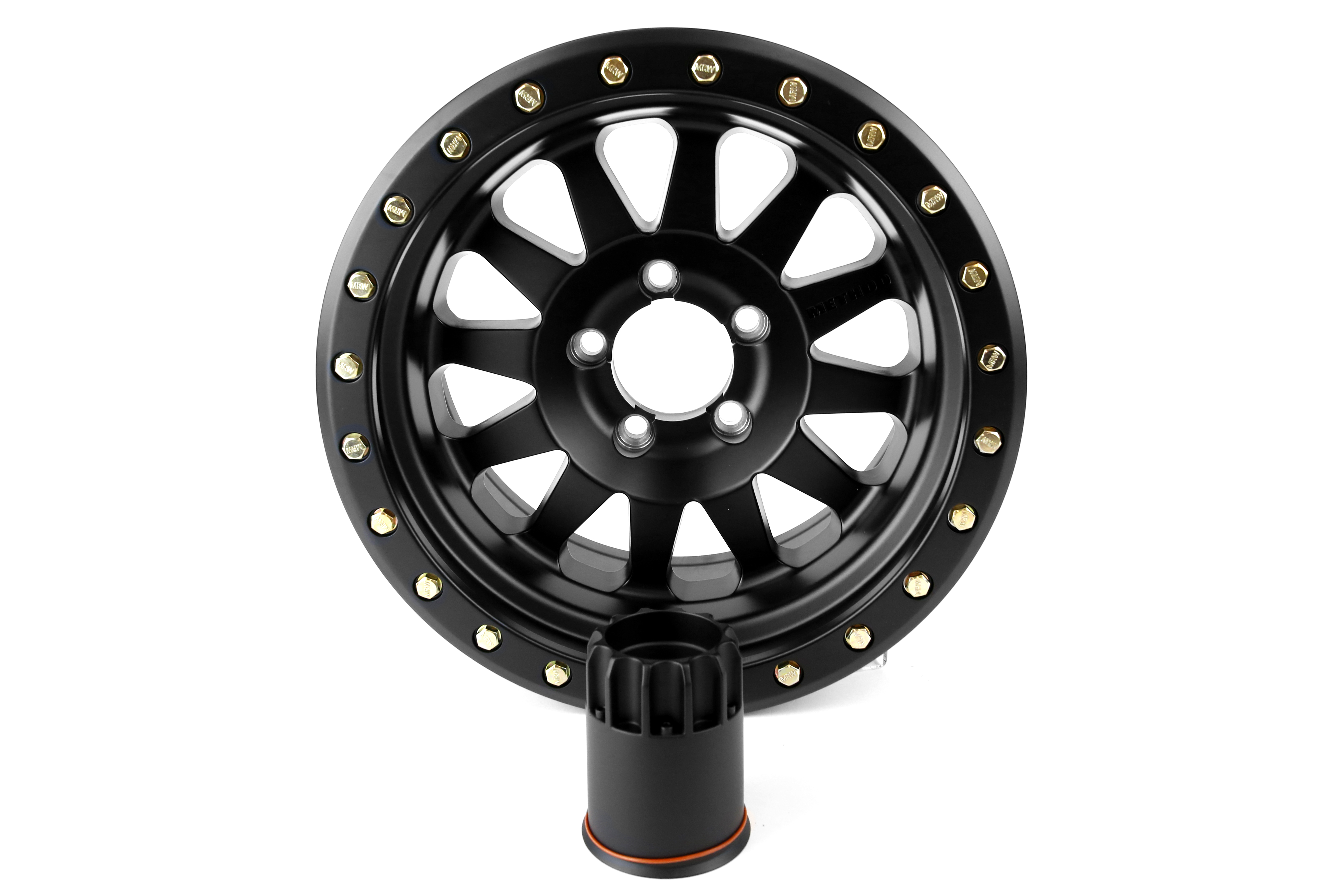 Method Race Wheels Double Standard Series Wheel 15x8 5x4.5 Matte Black - TJ/LJ