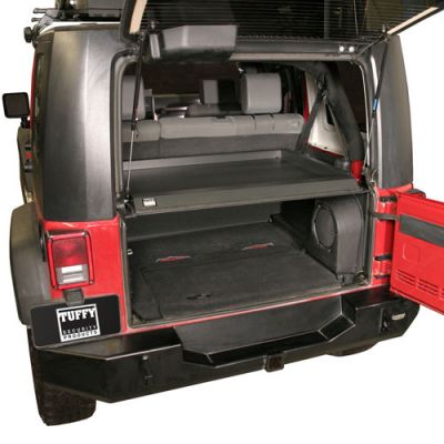 Tuffy Security Deluxe Cargo Area Security Enclosure - Black - 2007-10 JK