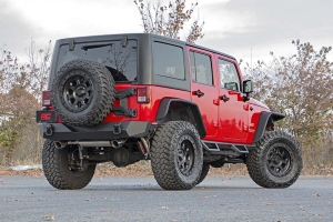 Rough Country HD Hinged Spare Tire Carrier Kit   - JK