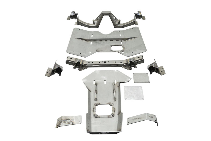 Motobilt 4 link Suspension Bracket and Skid Kit - 2007-11 JK 4DR