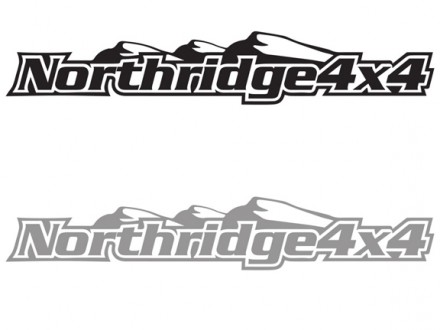 Northridge4x4 Sticker Black 24IN