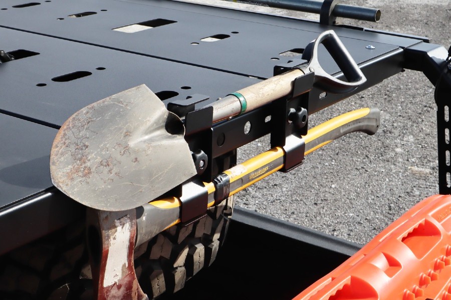 LOD Black Ops Bed Rack Trail Tool Single Mount - Black - JT