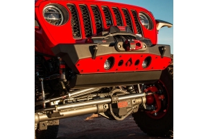 Artec Industries Nighthawk Front Bumper w/ Aluminum Skid Plate - Black - JT/JL/JK