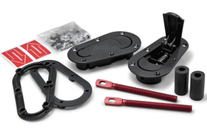 Anderson Composites AeroCatch Flush Hood Latch and Pin, Black - No lock