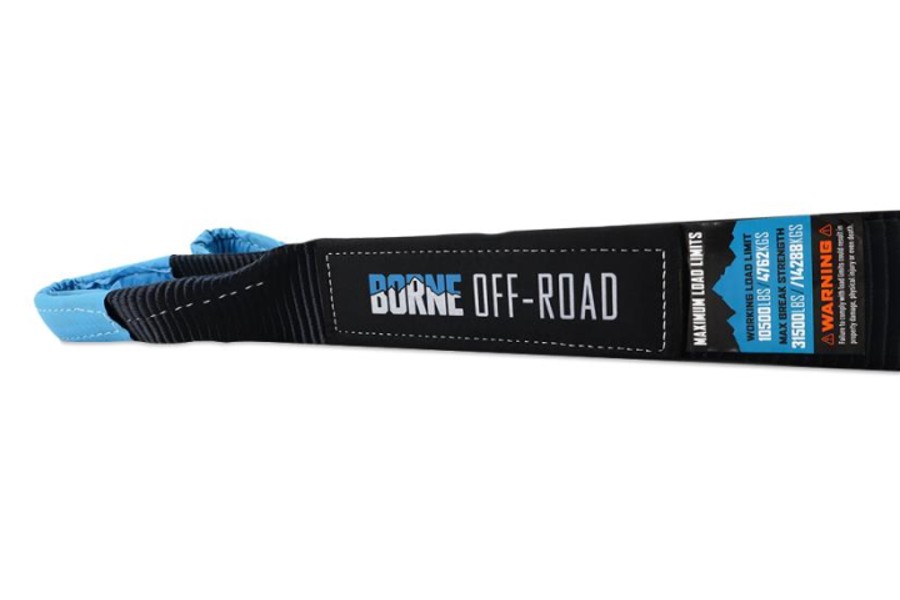 Borne Off-Road Tow Strap 3in x 30ft