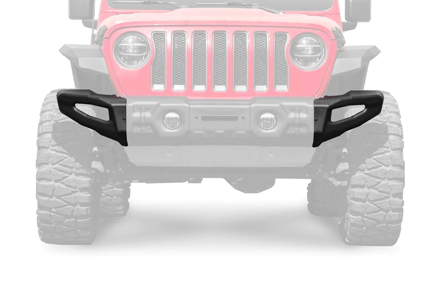RIVAL Wide End Caps for Front Modular Stamped Steel Bumper - JT/JL/JK
