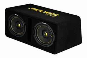 Kicker CompC Dual 10-Inch Subwoofer Enclosure 