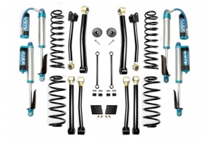 Evo Manufacturing 2.5in Enforcer Stage 4 Lift Kit w/ Comp Adjuster Shocks - JL 