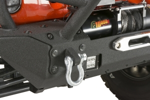 Fishbone Offroad Front Winch Bumper w/ Full Grille Guard  - JK 