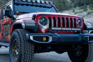 Baja Designs 30in OnX6+ Series Bumper Light Kit w/ Upfitter Harness  - JT/JL w/ Plastic Bumper