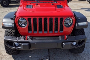 Mopar Front and Rear High Top Fender Flare Kit - Black - JL