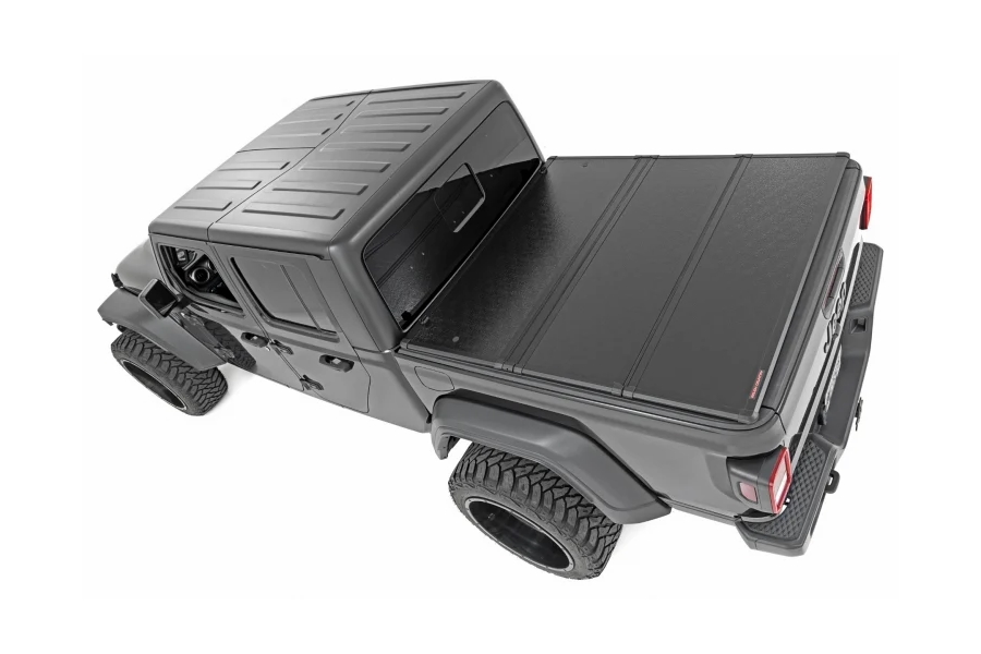 Rough Country Hard Folding Bed Cover   - JT