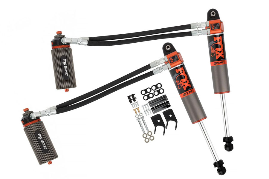 JKS Fox 3.0 Factory Race Series Internal Bypass Reservoir Adjustable Front Shocks - 3.5-4.5in Lift - JL/JT Excludes Mojave