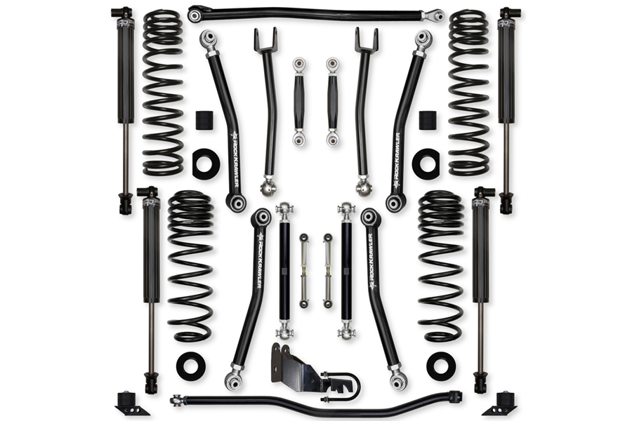 Rock Krawler 2.5in X Factor No Limits Lift Kit - Stage 1 ( Part Number: JL25NL-4S1)