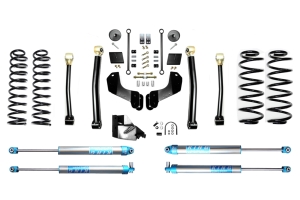 Evo Manufacturing 4.5in Enforcer Overland Stage 3 Lift Kit w/ King 2.0 Shocks - JL 4Dr Diesel 