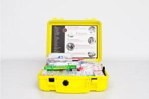 Outer Limit Supply Waterproof 6000 Series First Aid Kit - Yellow