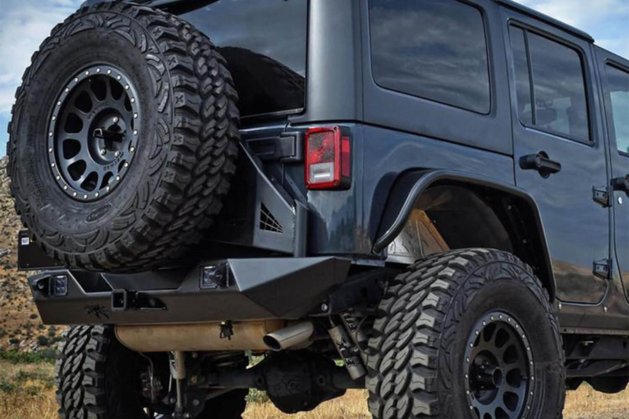 Poison Spyder Rear Crusher Flares - Black - JL