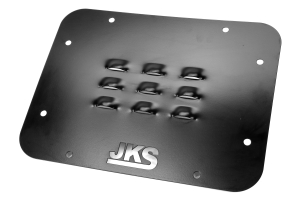 JKS Louvered Tailgate Vent Cover Black - JK