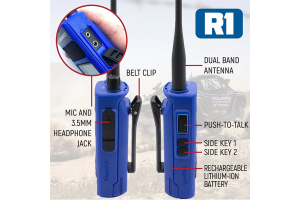 Rugged Radios R1 Business Band Handheld Radio - Digital/Analog