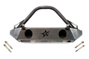 Crawler Conceptz Skinny Front Bumper w/ Fogs, Bar, And Tabs Bare - JK