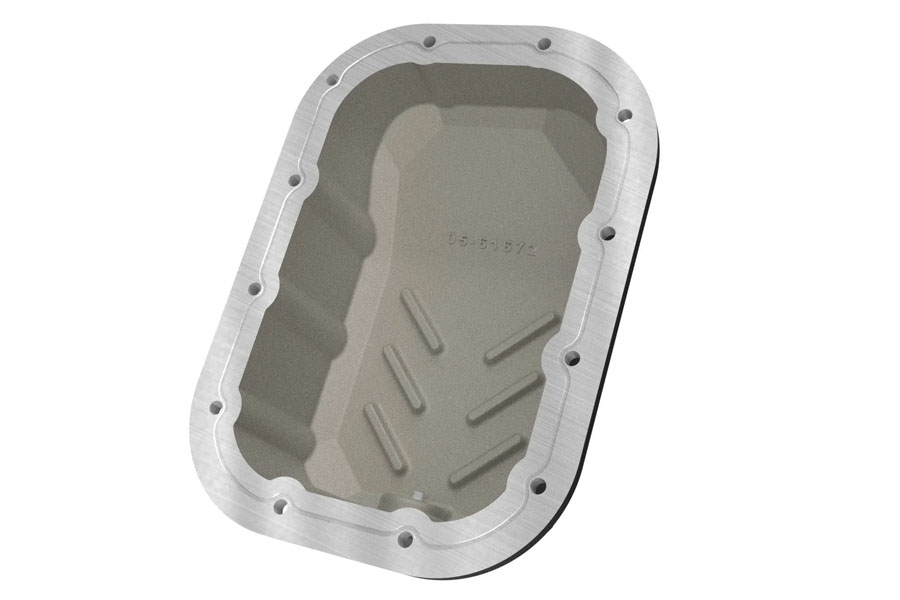 aFe POWER Pro Series Engine Oil Pan Black w/ Machined Fins - JL/JT 3.6L
