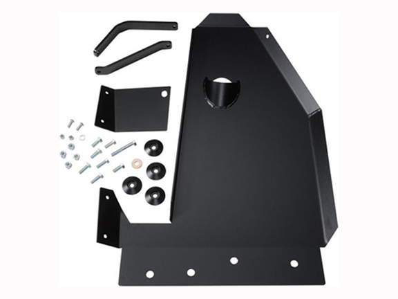 Rock Hard 4x4 Steel Long Arm Oil Pan/Transmission Skid Plate - JK