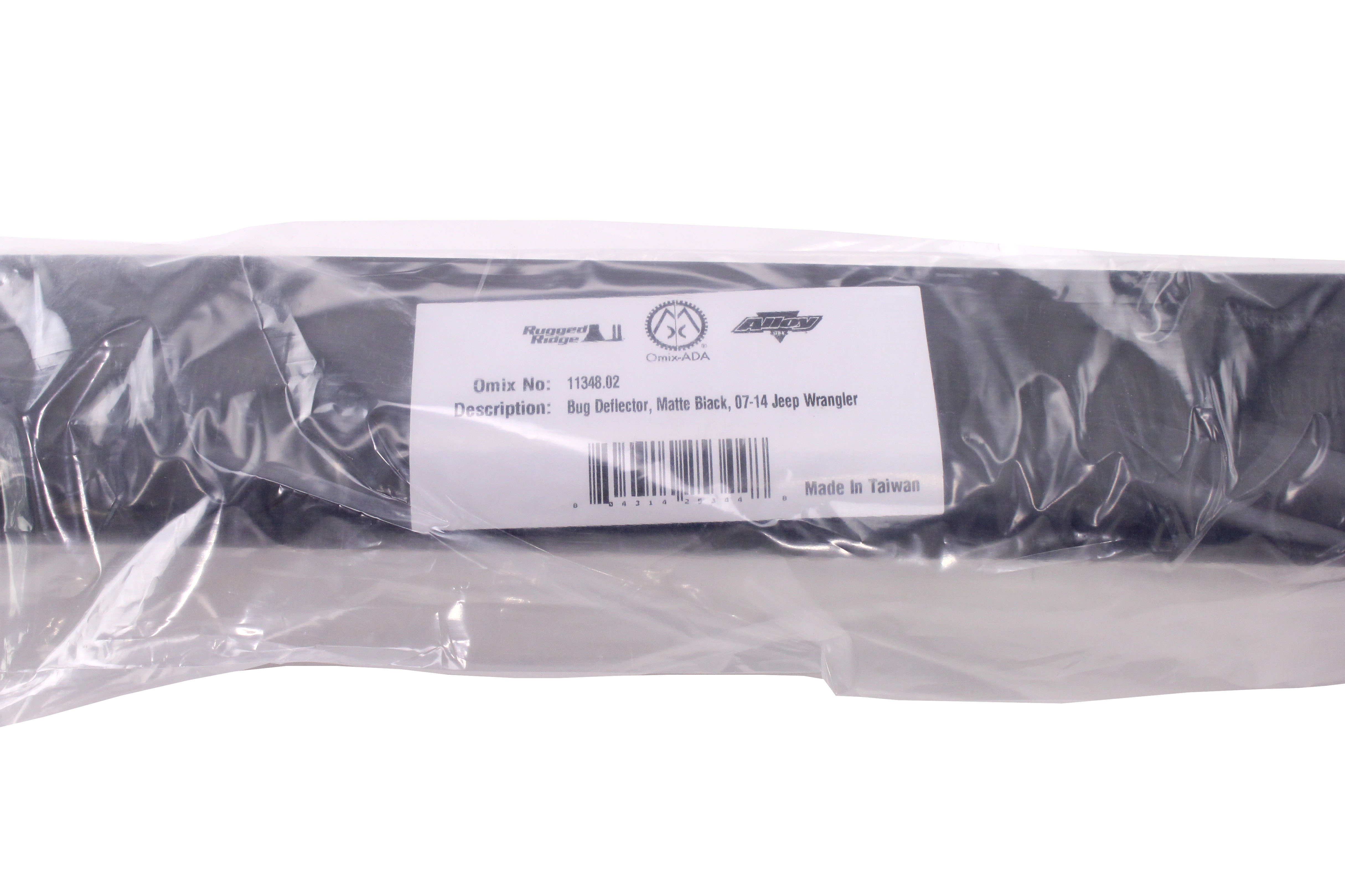 Rugged Ridge Bug Deflector Matte Black - JK