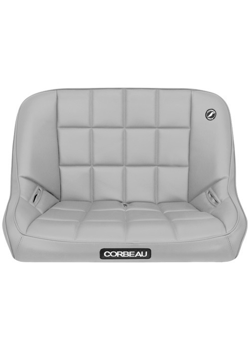 Corbeau Baja Bench 36in Grey Vinyl