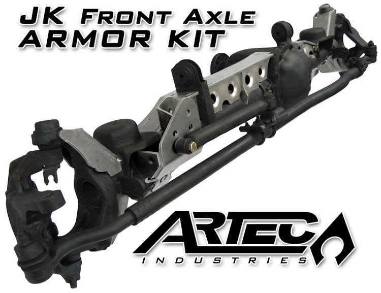 Artec Industries Dana 44 Axle Armor Kit Factory Height Front - JK