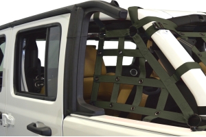 Dirty Dog 4x4 2pc Cargo side only Netting Kit, Olive Drab Green - JL 4Dr