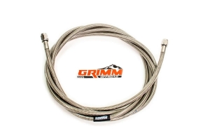 Grimm Offroad Stainless Steel Braided Reinforced Air Hose, 120-inch