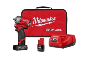Milwaukee Tool M12 FUEL 3/8in Stubby Impact Wrench Kit