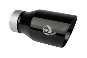 aFe Power Large Bore-HD 3in DPF-Back Exhaust System - Black - JL Diesel 