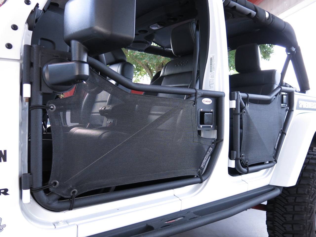 SpiderWebShade ShadeSkin for Rancho Tube Doors - JK 4dr