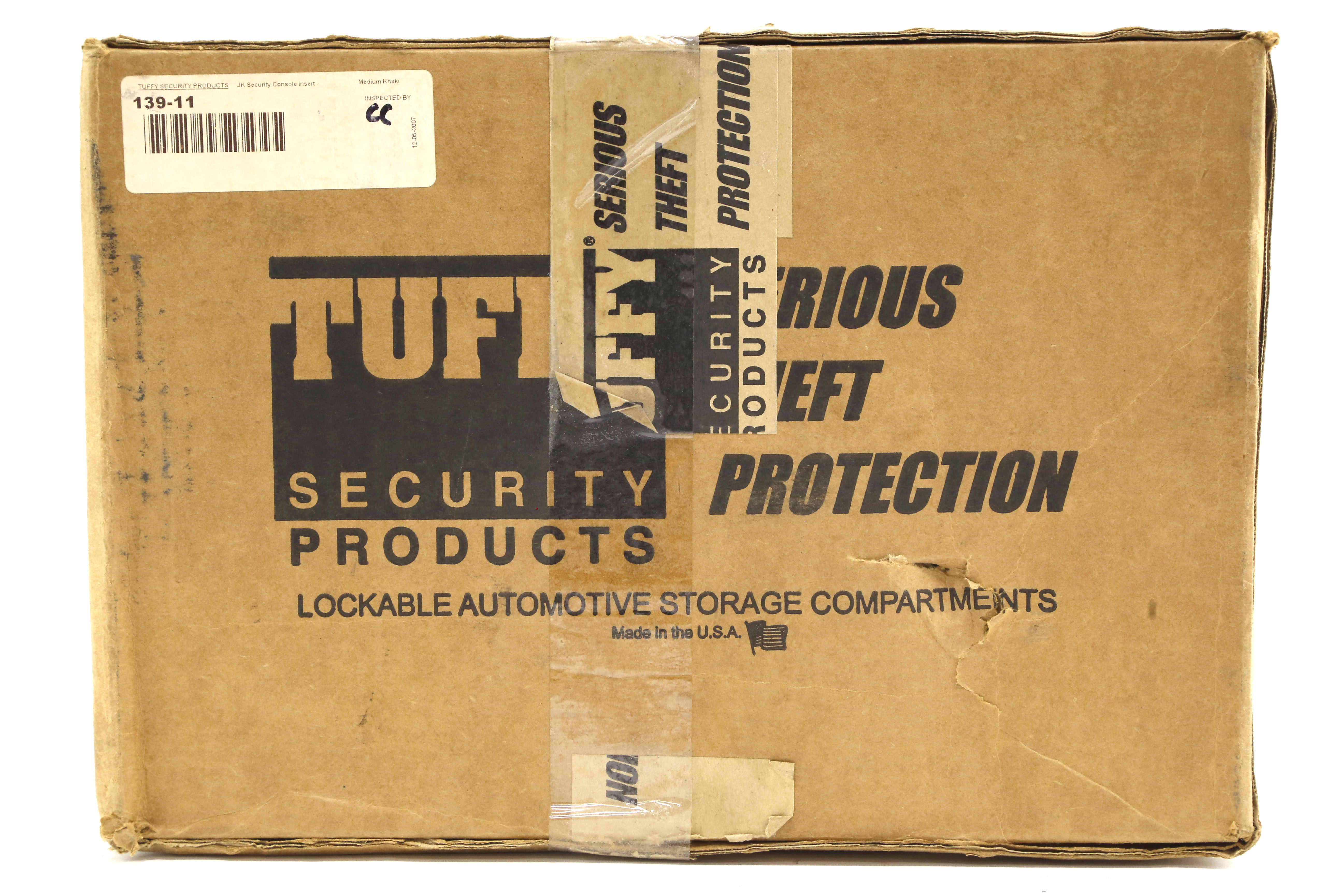 Tuffy Security Wrangler Security Console Insert  Medium Khaki - JK 2007-10