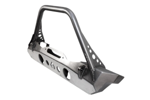 Artec Industries Nighthawk Mid-tube Stinger Front Bumper w/ Aluminum Skid - Bare Steel   - JT/JL/JK