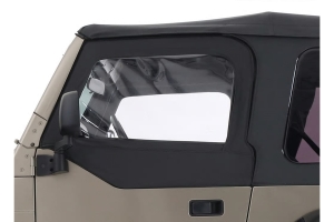 King 4WD Premium Upper Door Skins, Black Diamond - Pair  - TJ