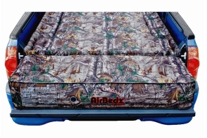 AirBedz Mid-Size 5-5.5ft Short Bed Air Mattress w/ Air Pump and Tailgate Extension Mattress - Camo