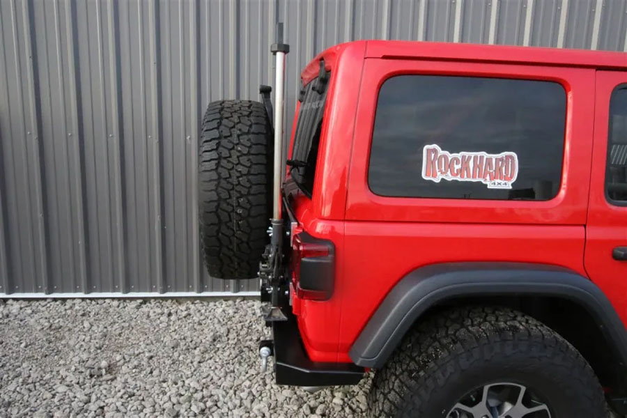 Rock Hard 4x4 Freedom Series Body Mount Tire Carrier - JL