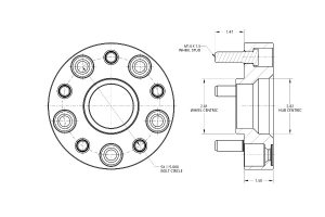  Spidertrax Wheel Conversion Adapters - JL/JK