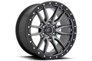 Fuel Offroad Rebel D680 Series Wheel,17x9 6x5.5 - Anthracite w/ Black Lip - Bronco 2021+